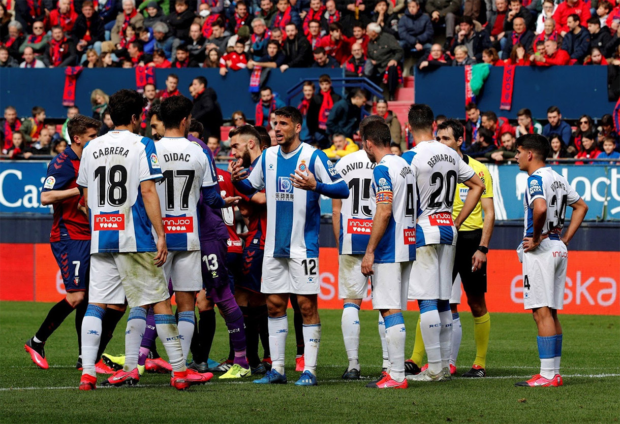 El Espanyol tiene menos puntos que el colista de LaLiga de la temporada pasada 2019